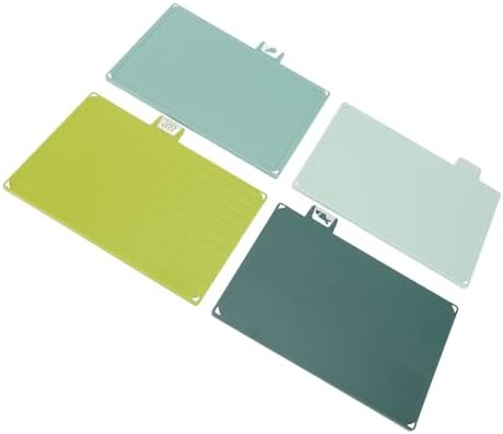 4PC Color Coded Cutting Board Set With Rack
