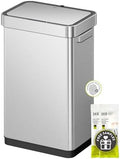 EKO Deluxe Mirage-T 50 Liter Touchless Stainless Steel Trash Can