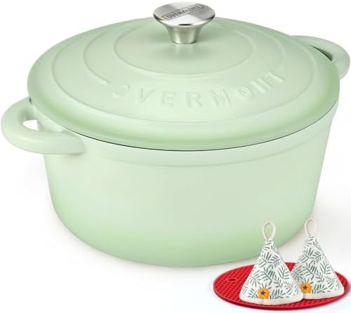 Overmont Enameled Cast Iron Dutch Oven by Overmont