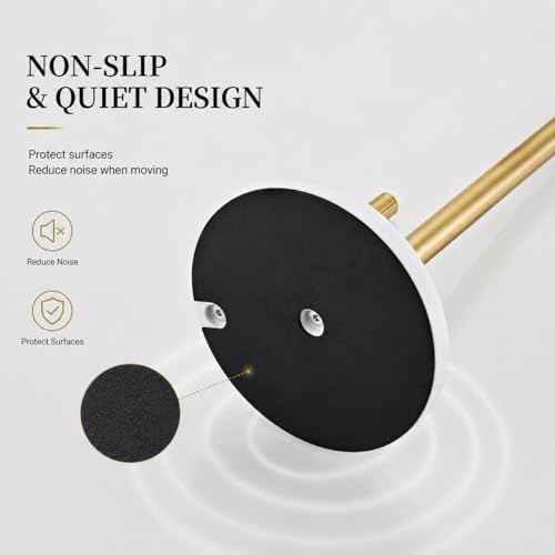 Brushed Gold Paper Towel Holder, 304 Stainless Steel