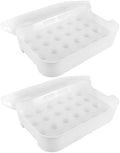 2pcs Egg Storage Box with Lid, Stackable Multilayer Refrigerator Tray