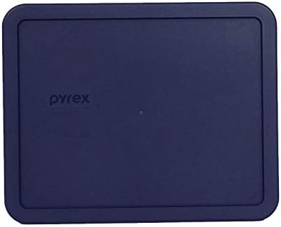 Pyrex 7212 11-Cup Glass Dishes with Dark Blue Lids, 2-Pack