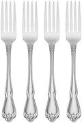Oneida True Rose Dinner Forks,silver set of 4