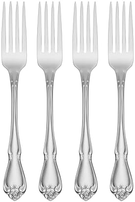 Oneida True Rose Dinner Forks,silver set of 4