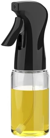 GRIFEMA Glass Oil Spray Bottle, 200 ml, Black
