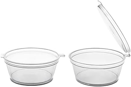 Party Essentials Leak Proof Plastic Condiment Souffle Containers with