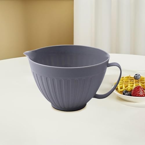 Mixing Bowl Batter Bowl Long Handle with Spout Oatmeal Bowl Serving