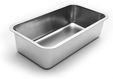 Fox Run Loaf Pan Stainless Steel Baking, 8.5 x 4.5 x 2.25 inches