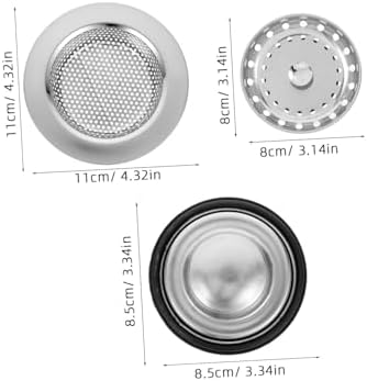 Stainless Steel Kitchen Sink Drain Stopper and Strainer Set