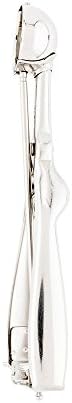 Restaurantware 0.5 oz Silver Stainless Steel # Ice Cream Scoop