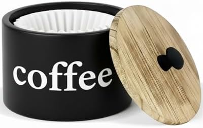 Built-in Storage Filter Holder – Space-Saving Countertop Essential for