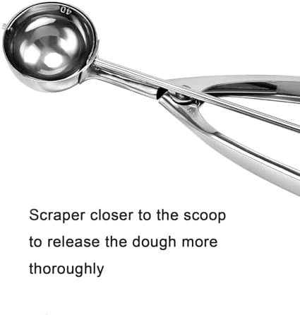 Saebye Large Cookie Scoop, 4 Tbsp / 60 MZ / 2 OZ, Size #16 Cookie
