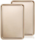 Wildone Baking Sheet Pan Set of 2, Nonstick Cookie Sheets for Baking