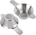 AUEAR, 2 Pack Different Size Stainless Steel Mini Strainer Fine Mesh