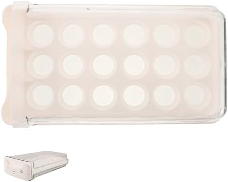 Drawer Egg Holder Reusable Plastic Storage Box Stackable for Fridge