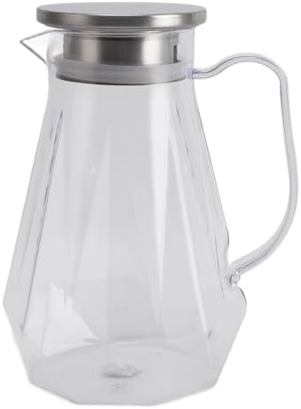 Glass Pitcher with Lid, Water Pitcher Filter Acrylic Pitchers for