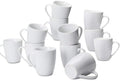 Amazon Basics Porcelain Heat Resistant Coffee Mugs, Microwave and Oven