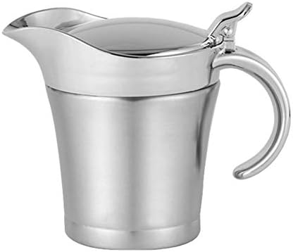 Double Insulated Gravy Boat, 26oz Stainless Steel Sauce Jug with