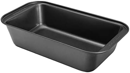 Baker's Secret 2pcs Loaf Pan for Baking Bread, Nonstick Carbon Steel