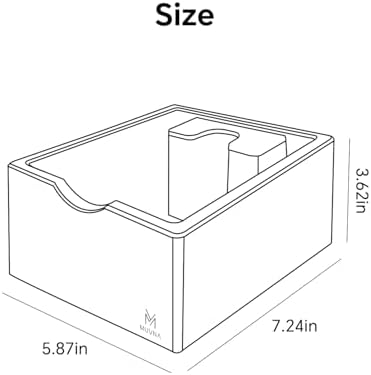 Espresso Knock Box, Solid ABS Coffee Grounds Dump Bin, Shock-Absorbent
