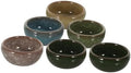 Ceramic Essential Oil Blending Bowl Set 6 Piece for Spa Prep