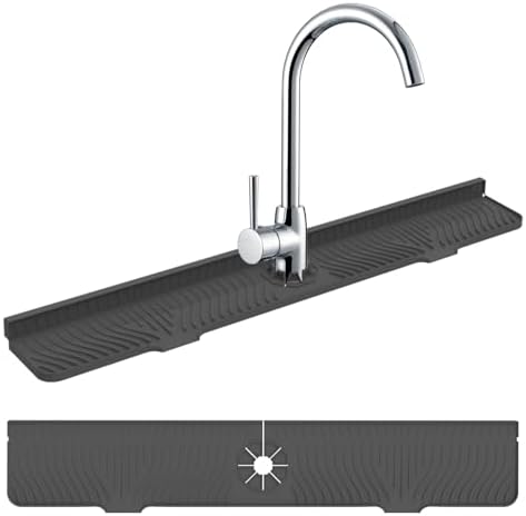 33 Inch Sink Faucet Mat, Kitchen Sink Splash Guard, Faucet Splash