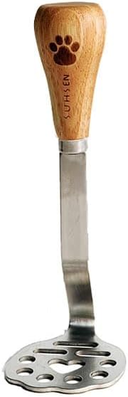 Mini Avocado Masher,Mini Potato Mashers with Wood Handle (Cat' Paw A)