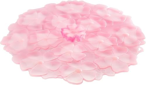 Charles Viancin Geranium Silicone Lid, 9 Inch, Light Pink