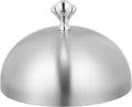 Stainless Steel Food Cover Dish Dust Cover Dome Steak Lid for Home