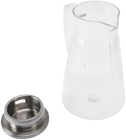 1500ml Water Pitcher, Clear Acrylic Beverage Pitcher, Glass Style Jug