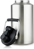 1 Gallon Water Bottle Insulated Stainless Steel Keeps Ice 48Hr, Large