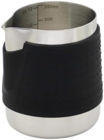 Milk Frothing Pitcher,350ml/12oz Espresso Steaming Pitchers,Stainless