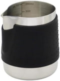 Milk Frothing Pitcher,350ml/12oz Espresso Steaming Pitchers,Stainless