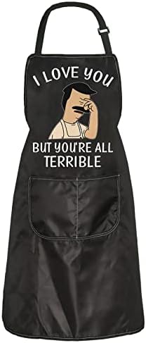 ZJXHPO TV Show Merchandise Cartoon Fans Apron Gift I Love You But