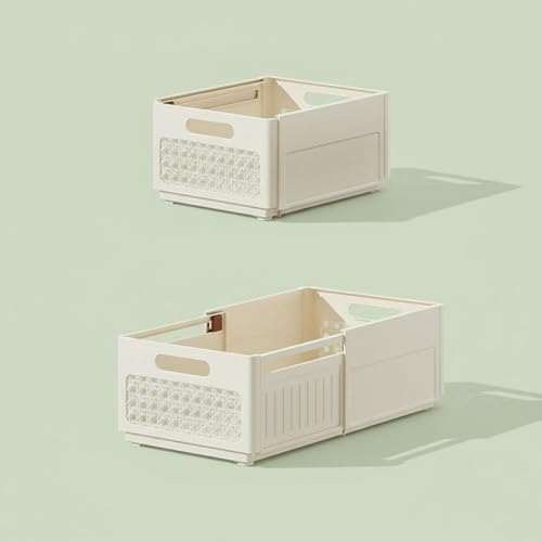 Cabinet Organizer Adjustable Drawer Basket Pull-Out Storage Solution