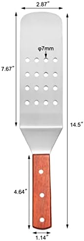 New Star Foodservice 14.5 Inch Perforated Flexible Grill Turner