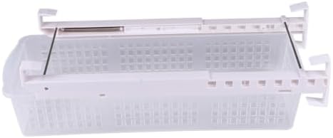 Telescopic Plastic Storage Basket for Fridge Egg Vegetable Organizer