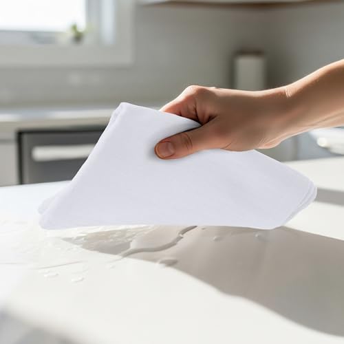 Utopia Kitchen White Flour Sack Towels [24 Pack - 28 x 28 Inch] 100%