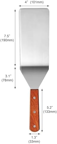 New Star Foodservice 16 Inch Grill Turner, Stainless Steel Spatula