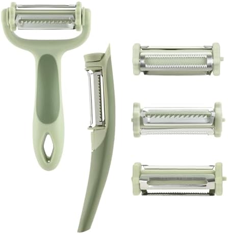 Chef’s Path Tri-Blade Peeler Set – Stainless Steel Blade Y Peeler &