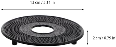 2pcs Cast Iron Teapot Trivets, Heat Insulating Tea Kettle Pads