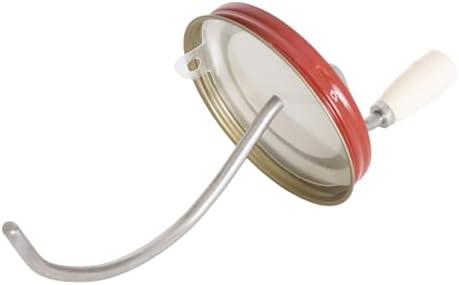 Self Cleaning Peanut Butter Mixer, White