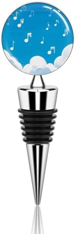 Music Note Wine Stopper Vacuum Alloy Wine Bottle Stopper Reusable Wine