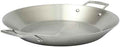 Babish 13 Inch Tri-Ply Stainless Steel Paella Pan, Large Skillet