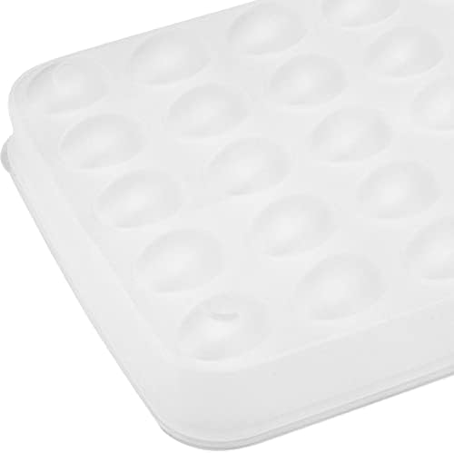 4 Pack Deviled Egg Containers with Lid, Plastic Egg Storage Container