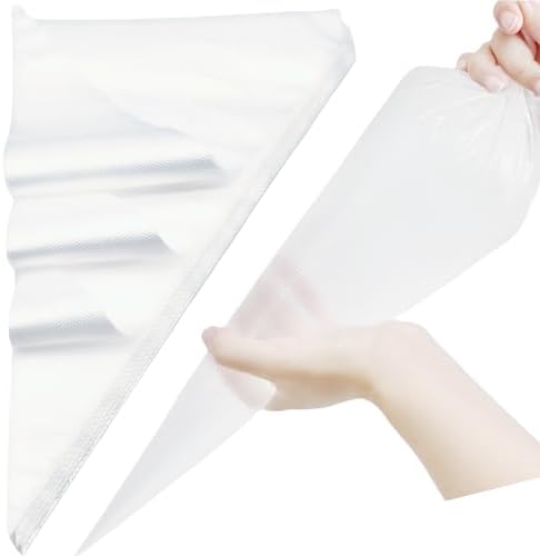 24 Inch Piping Bags, 100 Pack Tipless Pastry Bags