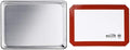 New Star Foodservice Aluminum Sheet Pan & Silicone Mat Set, 9x13 in