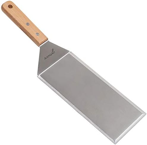 Stainless Steel Metal Griddle 4 x 8 inch Spatula - Spatula Hamburger