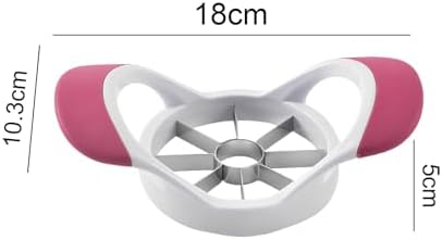 Upgrade 2 pack stainless steel apple slicer cutter slicers and corer