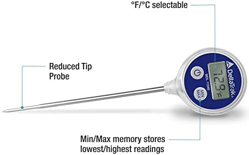 DeltaTrak 11040 Professional Digital Meat Themometer Waterproof for